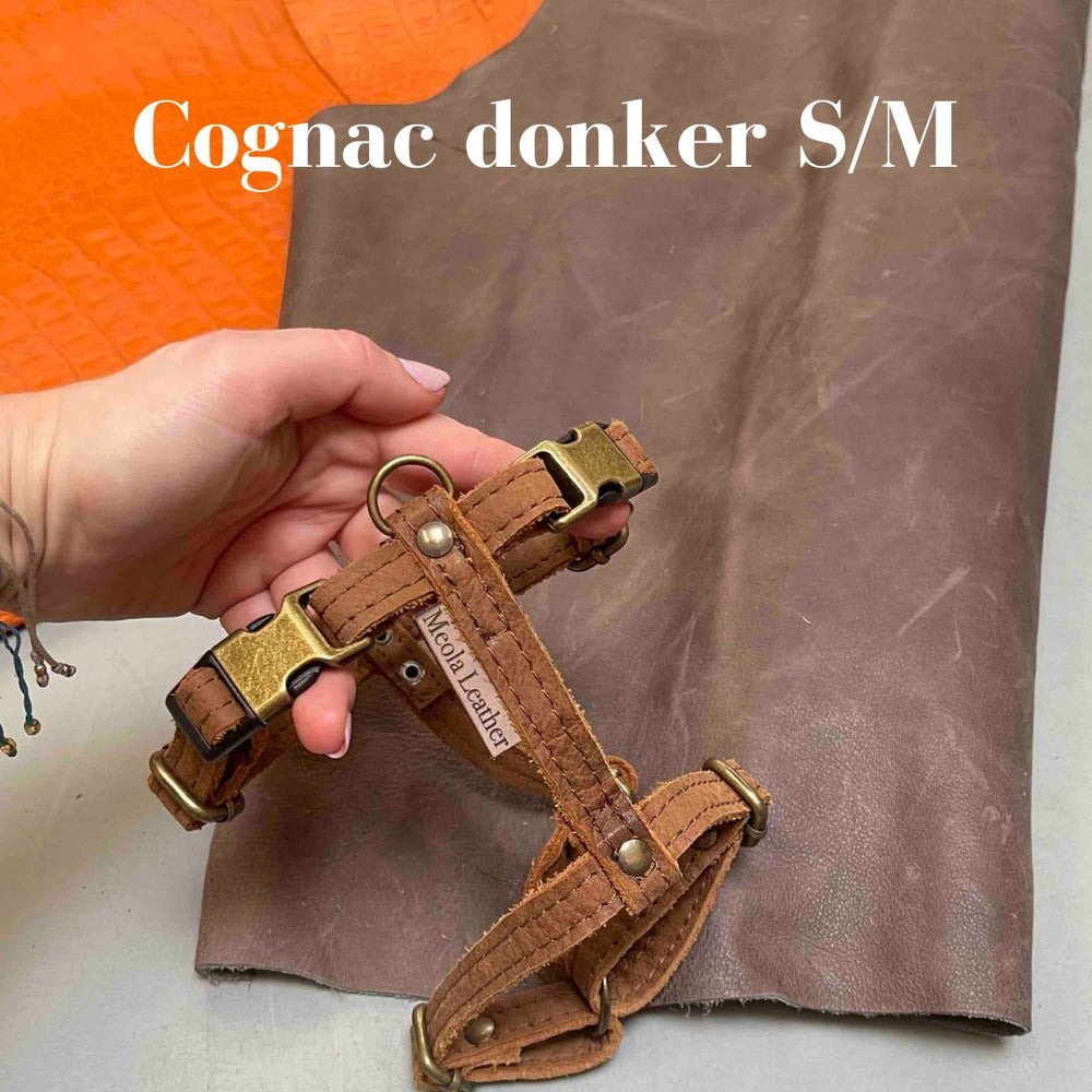 
                      
                        cognac donker leren tuig meola leather dogs handgemaakt
                      
                    