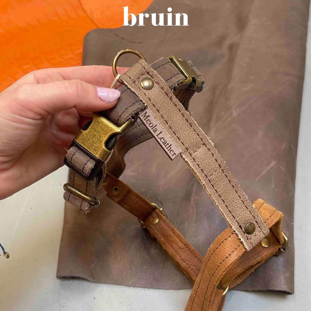 
                      
                        limited edition leren handgemaakt y tuig bruin
                      
                    